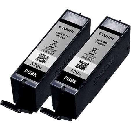570XL INK CARTRIDGE (X2) BLACK