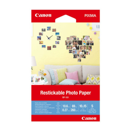 Repositionable Magnetic Photo Paper 10x15cm (5)
