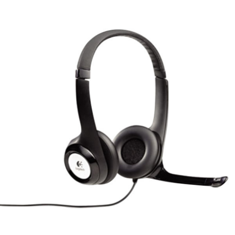 H390 USB BLACK HEADSET + MICROPHONE
