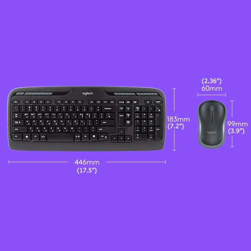 MK330 WIRELESS KEYBOARD AND MOUSE